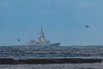 Cuatro países participan en ejercicios de desembarco frente a Las Canteras (Foto Antonio Rico)